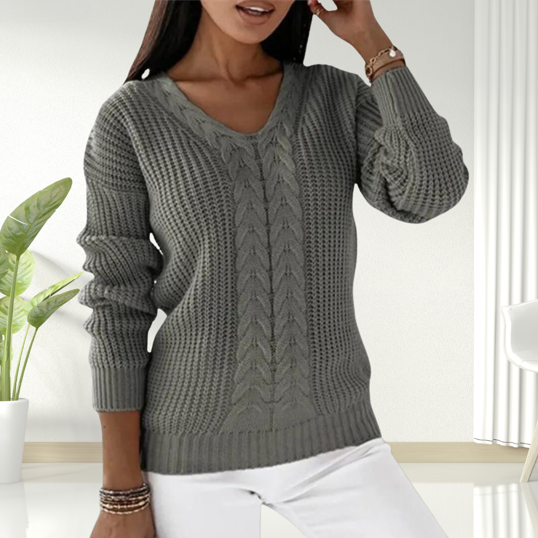 Sofia™ - Maglione lavorato a maglia scandinavo